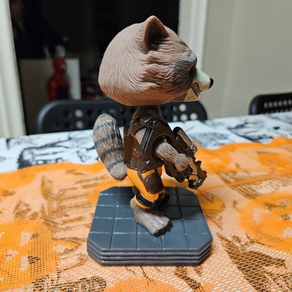 Funko Guardians of the Galaxy Wacky Wobbler Bobbleheads Star-Lord Rocket Raccoon - Picture 9 of 13